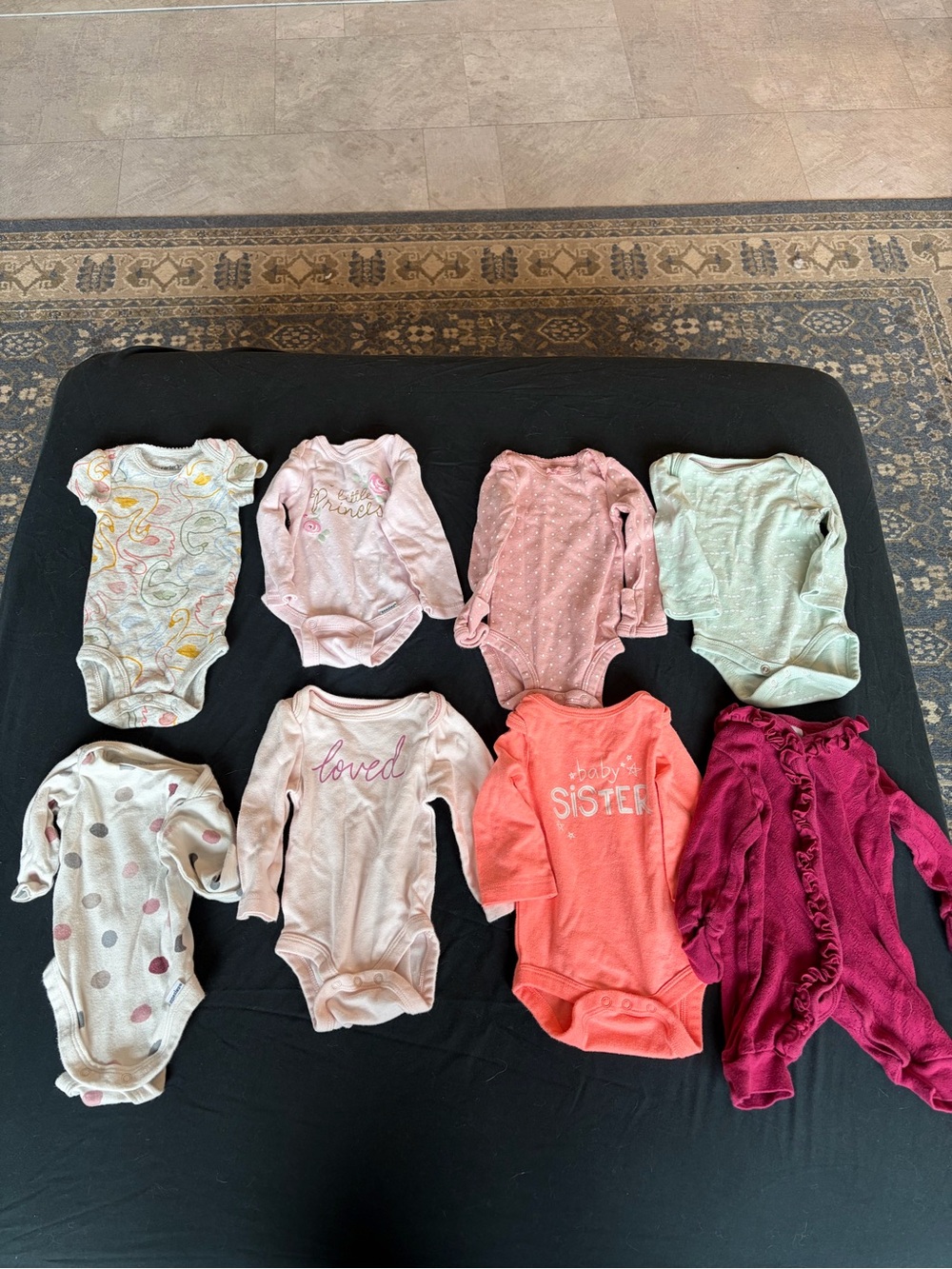 Newborn Girls Bundle One-Piece Bodysuit Pack Great Condition